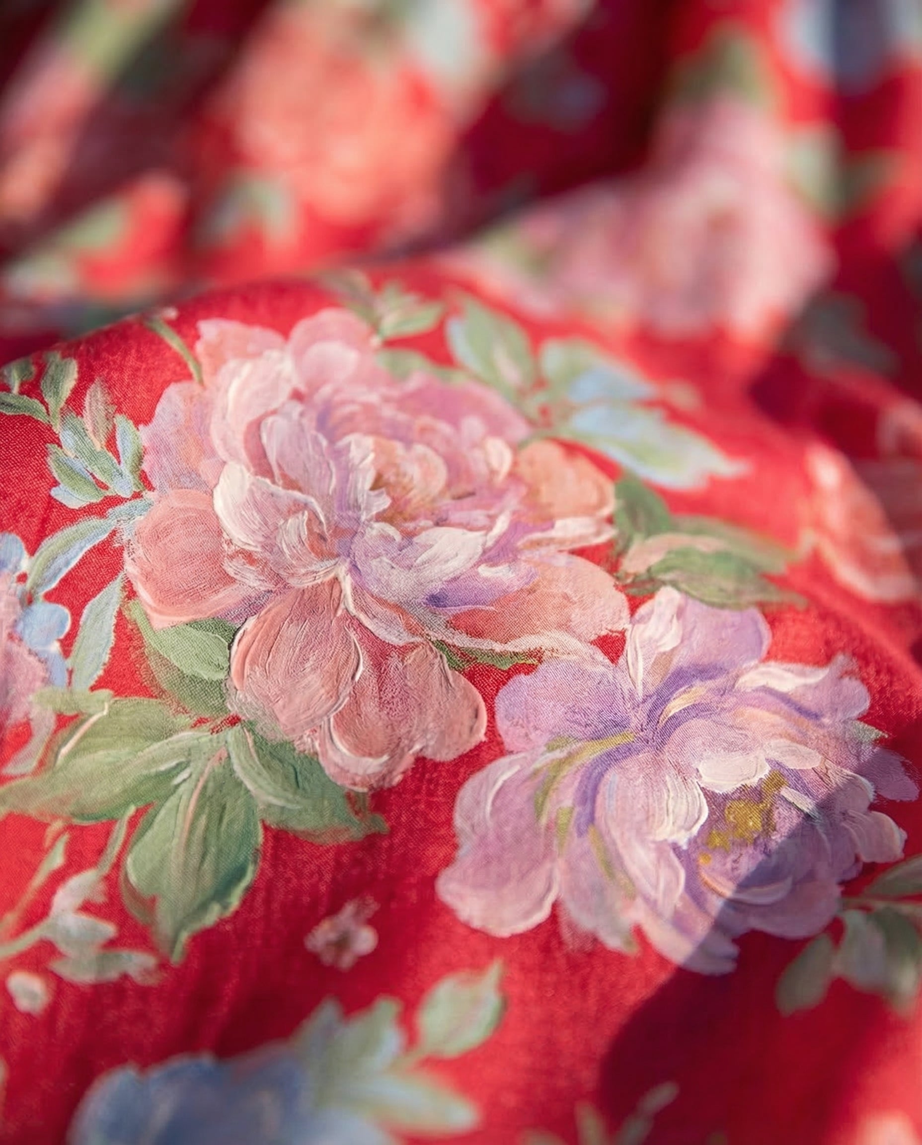 Anouk | Bloemenjurk met V-hals