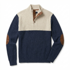Hoge Kraag Corduroy Retro Pullover