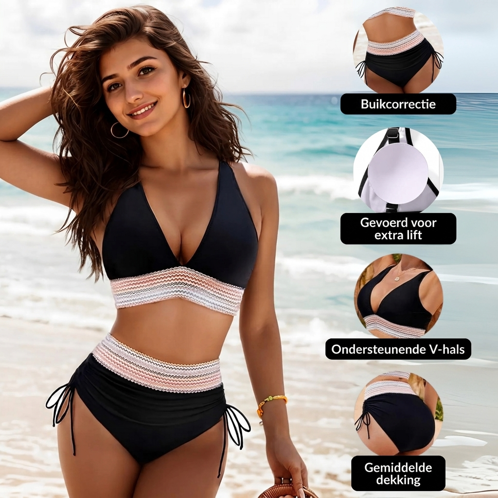 Laluna® - Hoge Taille Bikini Set