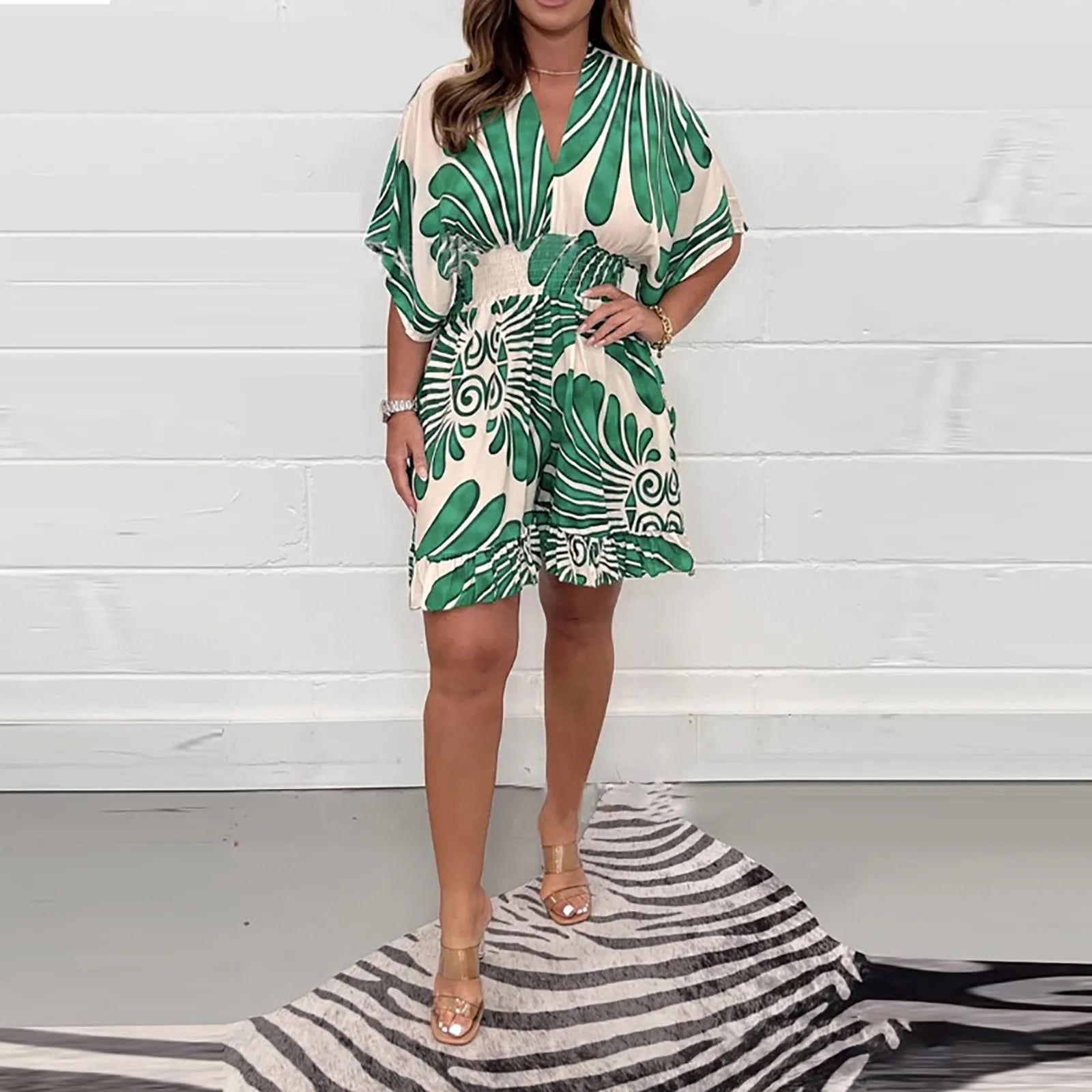 Laluna® |  Zomerse Jurk met Print