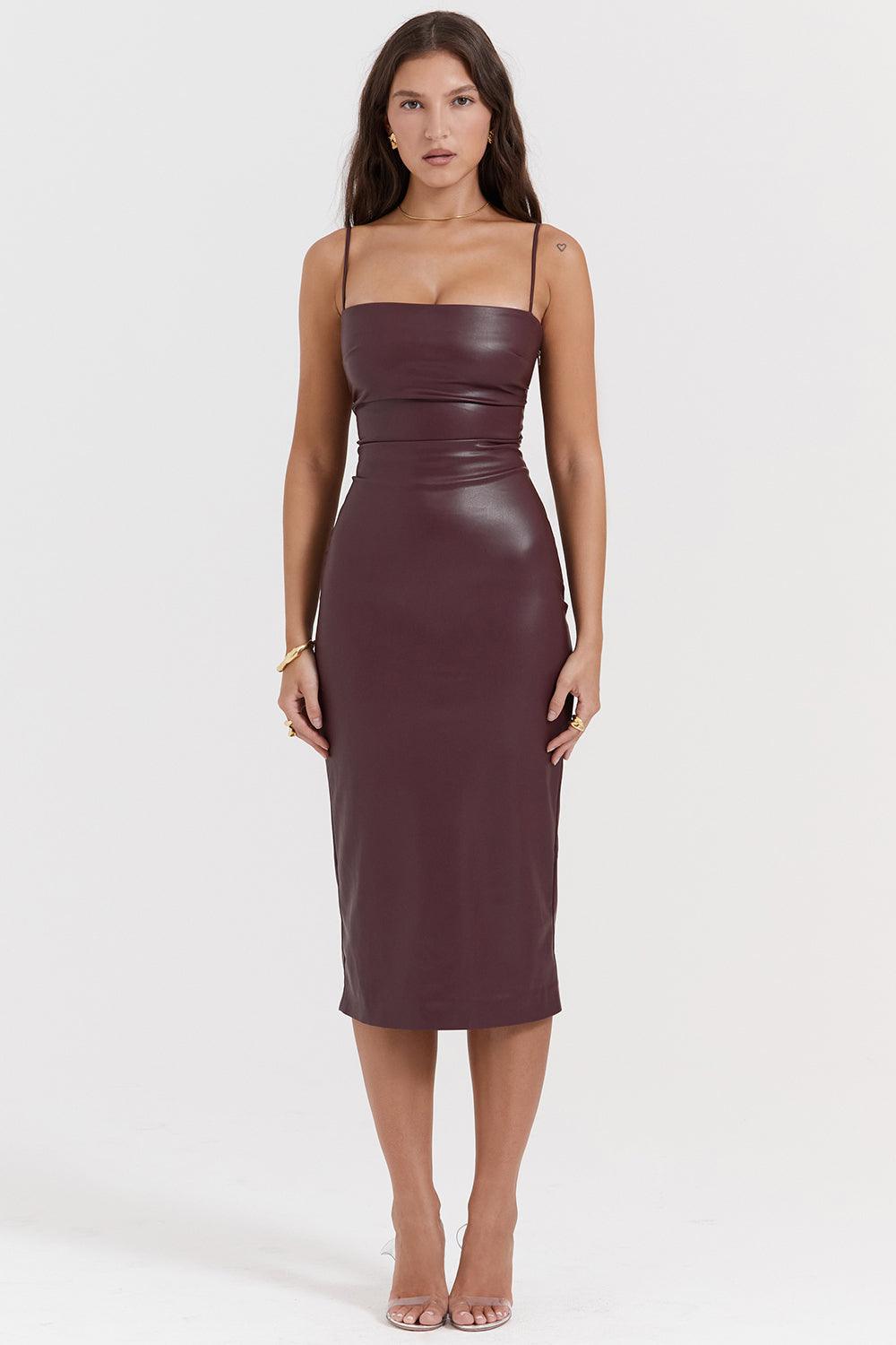 Fleur | Luxe Leren Dress
