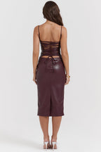 Laluna® | Luxe Leren Dress