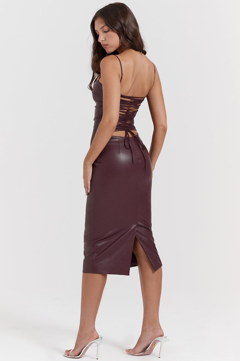 Laluna® | Luxe Leren Dress