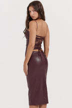 Laluna® | Luxe Leren Dress