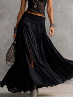 Femke | Set Kant en Geplooide Mousseline Rok