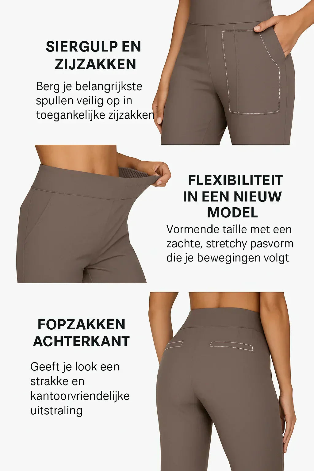 Laluna® | Elegante broek in zachte jersey