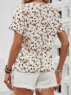 Léa™ | Klassieke Zomerblouse met Unieke Print