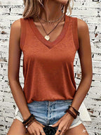Lenora™ | Casual T-shirt met sweetheart halslijn