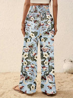 Léonie™ | Luchtige Dames Zomerbroek met Unieke Bloemenprint