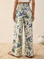 Léonie™ | Luchtige Dames Zomerbroek met Unieke Bloemenprint