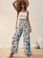 Léonie™ | Luchtige Dames Zomerbroek met Unieke Bloemenprint