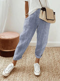 Lorene | Casual Gestreepte Broek