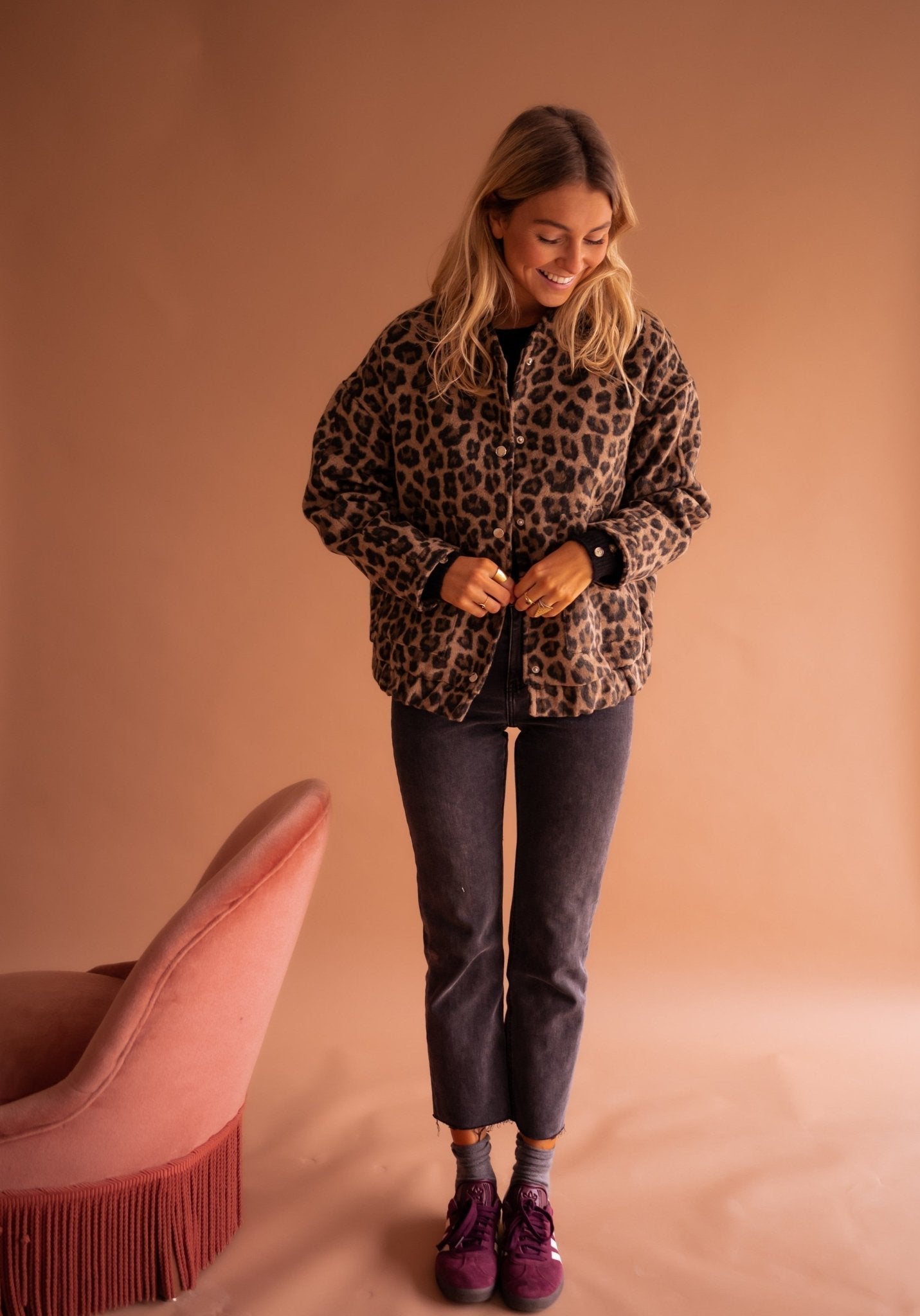 Laluna® | Trendy Jasje met Luipaardprint