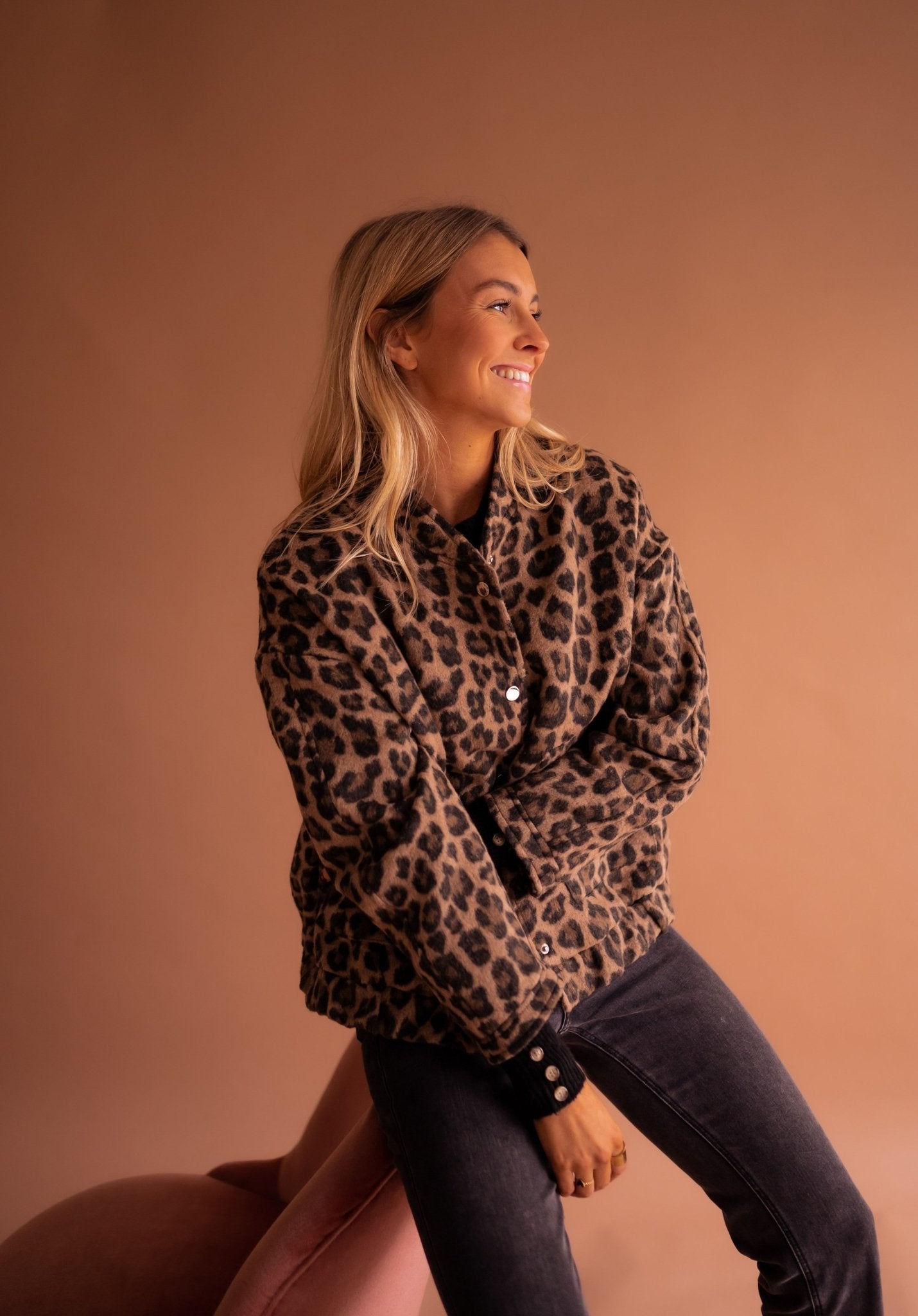 Laluna® | Trendy Jasje met Luipaardprint