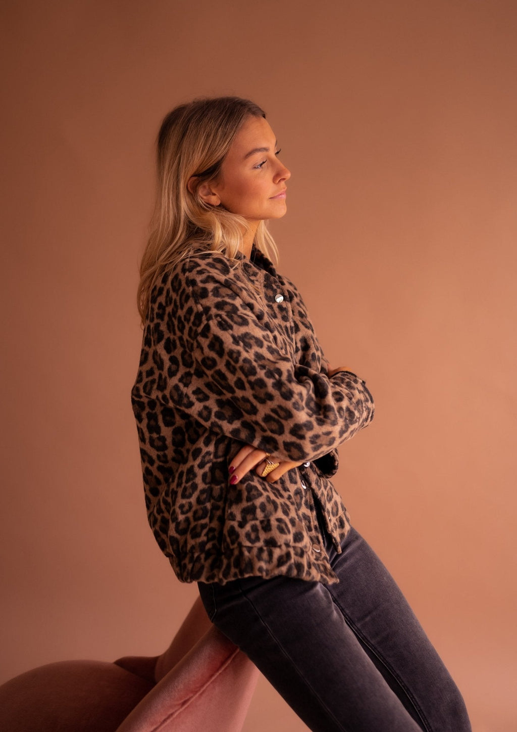 Laluna® | Trendy Jasje met Luipaardprint