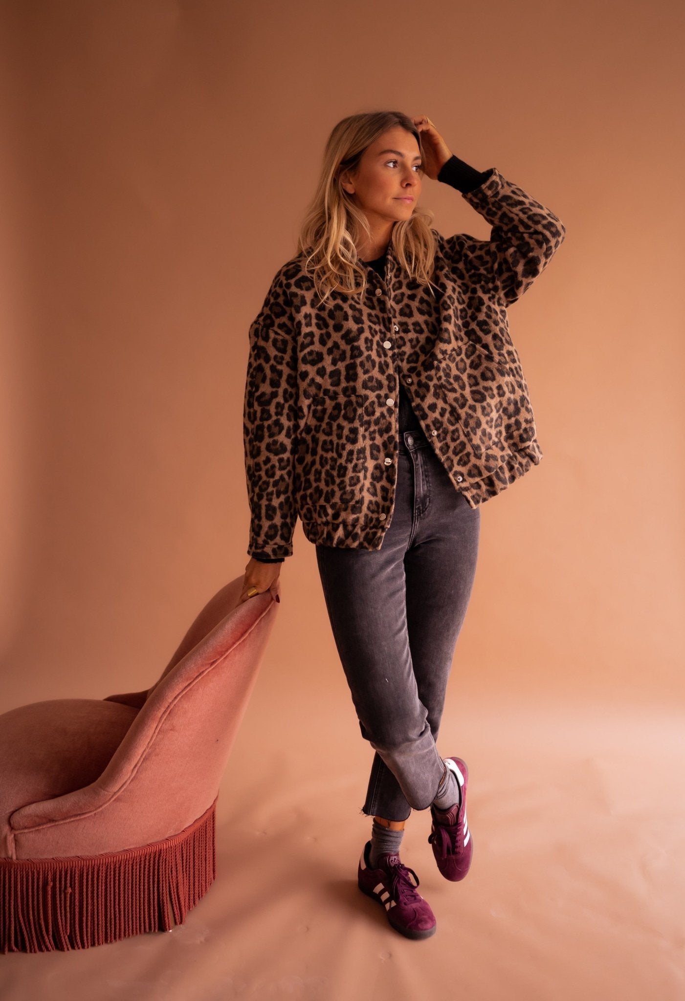 Laluna® | Trendy Jasje met Luipaardprint