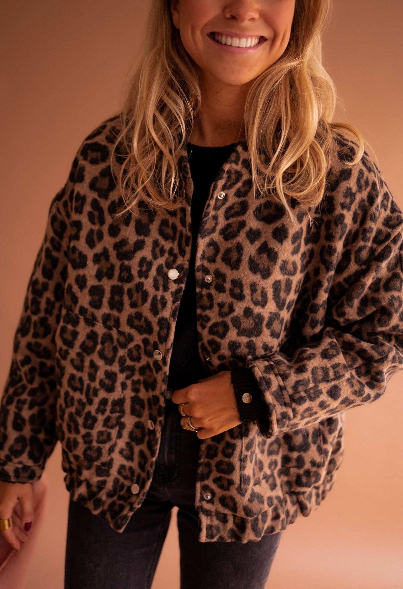 Laluna® | Trendy Jasje met Luipaardprint