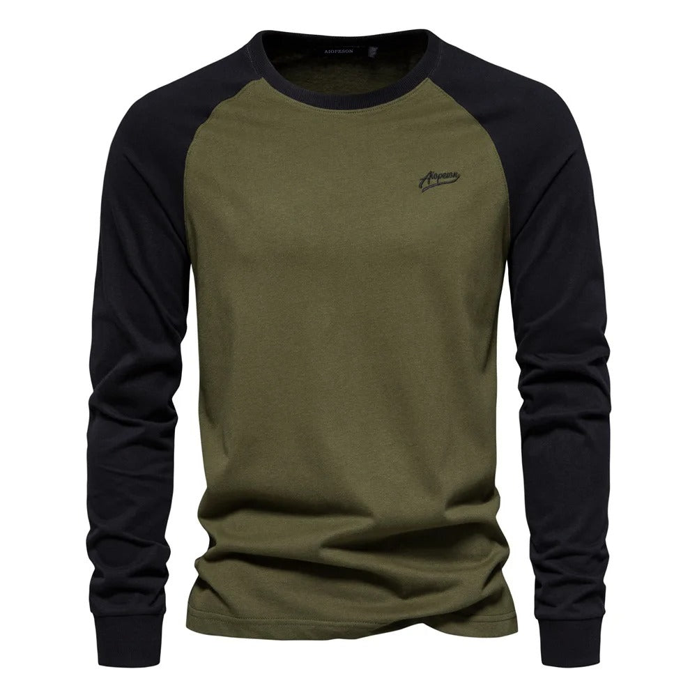 Heren-T-shirt met lange mouwen