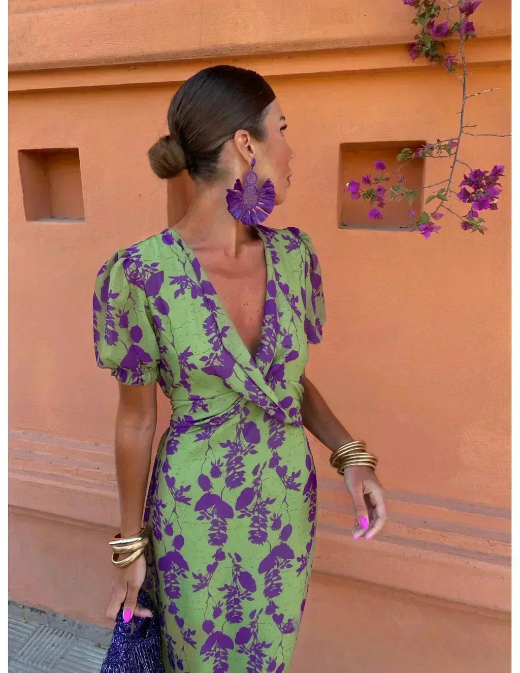 Melys | Elegante gedrukte jurk