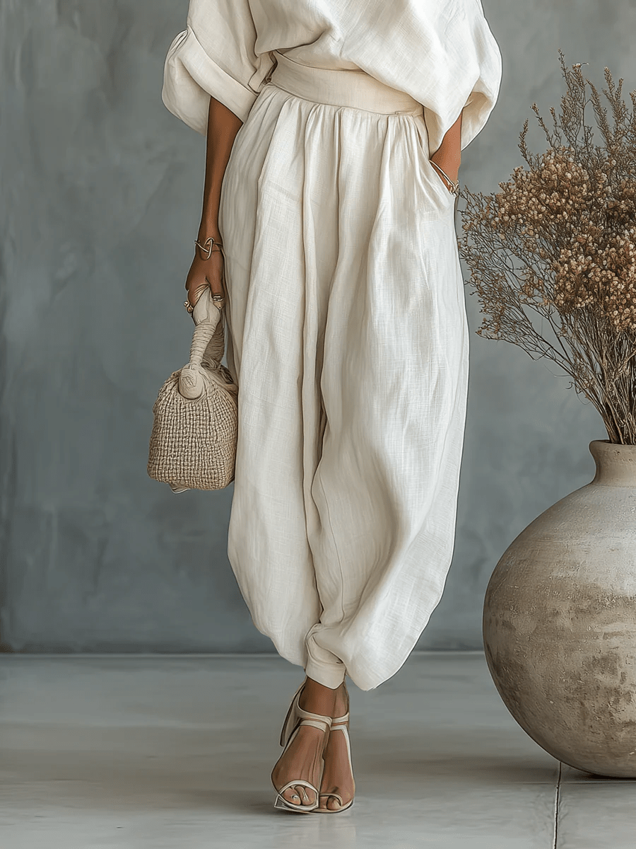 Mila | Tweedelig Ensemble met Bardot Hals