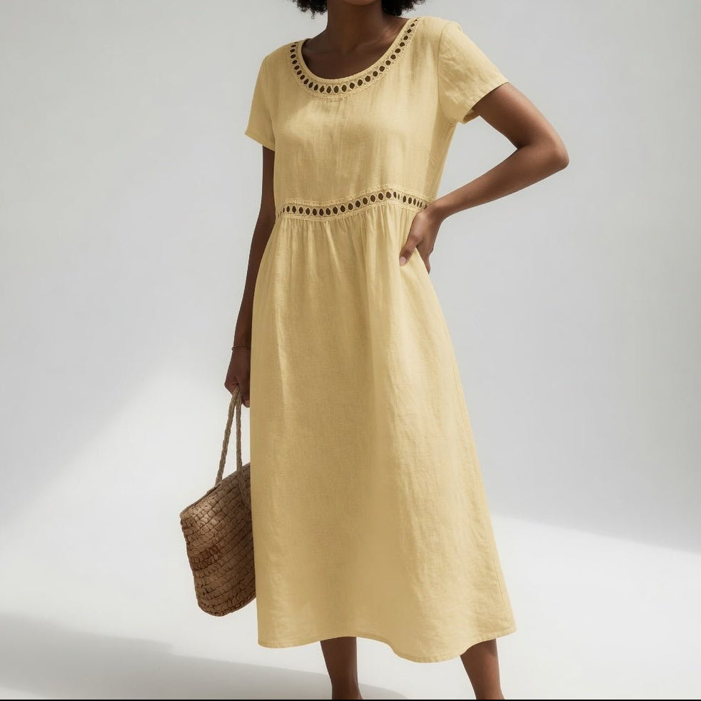 Maria | Elegante Zomerjuk van Linnen & Katoen