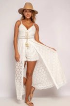 Nina™ Chique Witte Ibiza Jurk