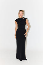 Laluna® |  Drape Maxi Dress