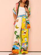 Florence | Elegante Dames Kledingset met Zomerse Print