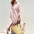 Paloma - elegante gestreepte blousejurk