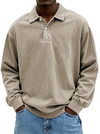 Laluna® | Vintage shirt met lange mouwen