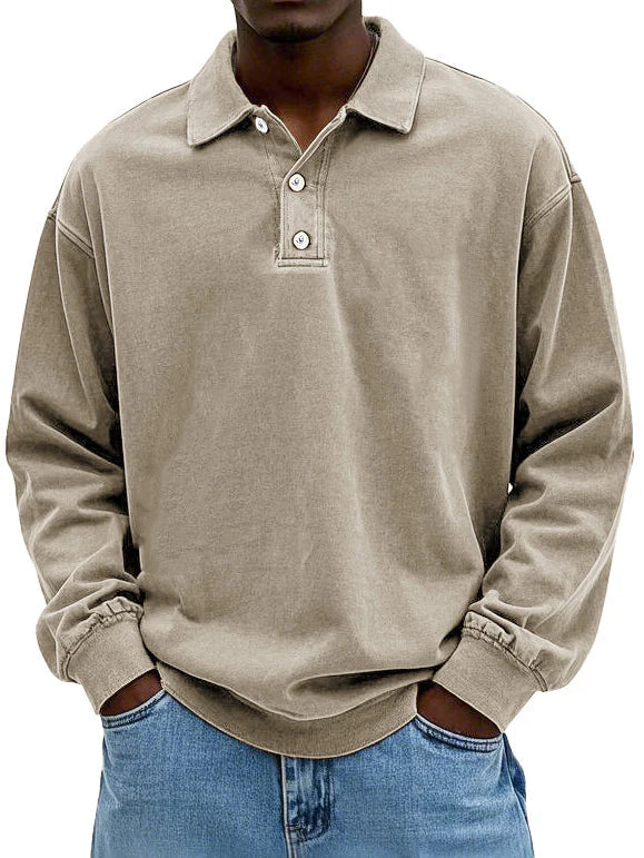 Laluna® | Vintage shirt met lange mouwen