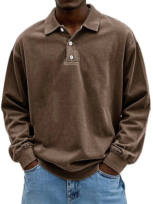 Laluna® | Vintage shirt met lange mouwen