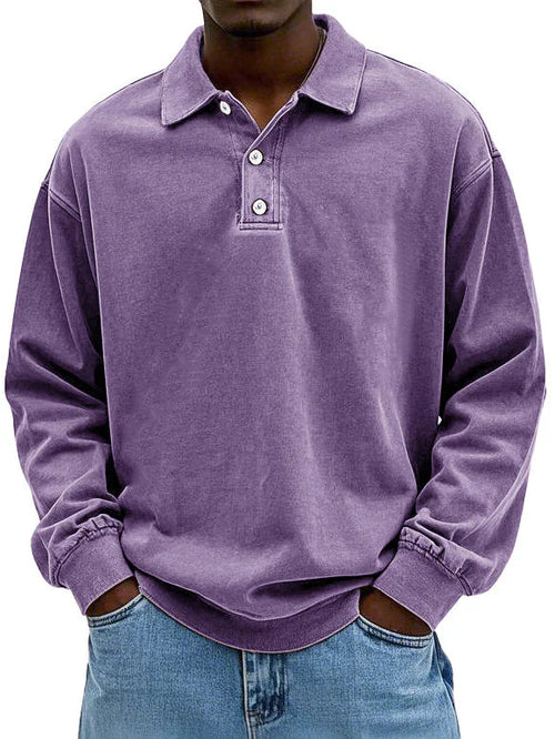 Laluna® | Vintage shirt met lange mouwen