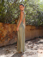 Delphine - Sexy Asymmetrische Split Jurk