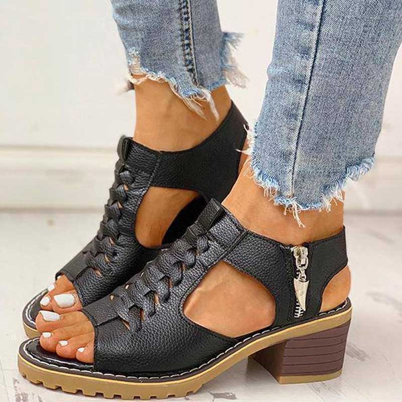 Laluna® | Comfortabele Sandalen (Stabiliteit Comfort+Hak)