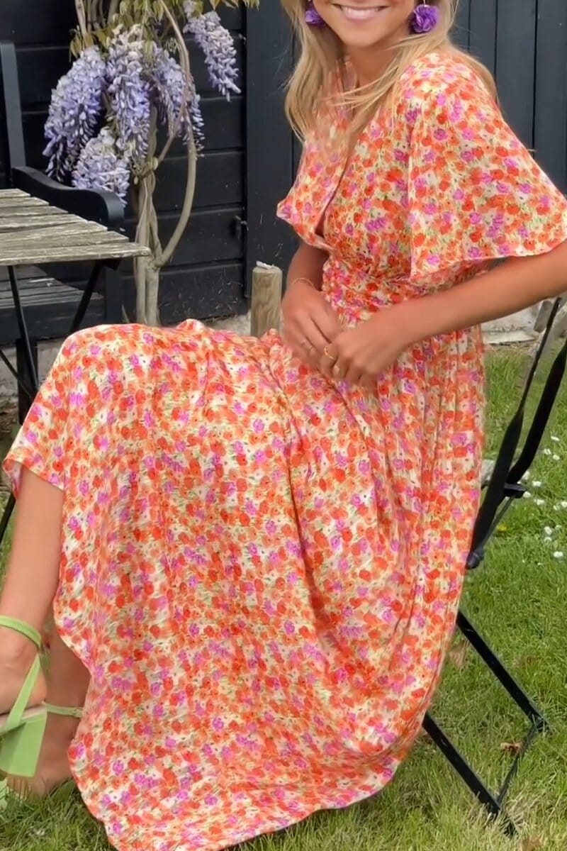 Sandra™ | Elegante Maxi-jurk met V-hals