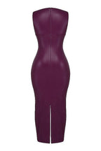 Laluna® | Luxe Leren Maxi Jurk