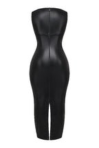 Laluna® | Luxe Leren Maxi Jurk