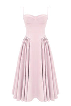 Laluna® | Twill Korset Midi Jurk