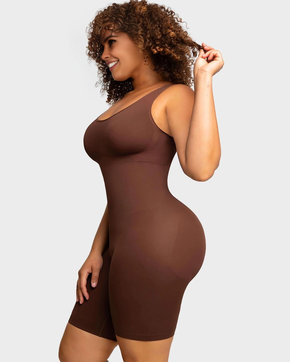 LALUNA® |  SEAMLESS MID THIGH BODYSUIT
