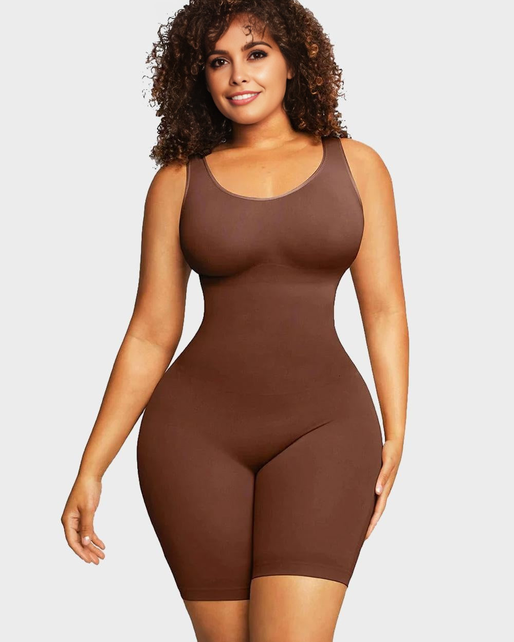 LALUNA® |  SEAMLESS MID THIGH BODYSUIT