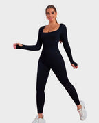 LALUNA® |  LANGE MOUWEN SHAPER JUMPSUIT
