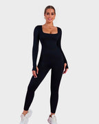 LALUNA® |  LANGE MOUWEN SHAPER JUMPSUIT