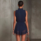 Fenna | Combi-Short met Kant en Volants