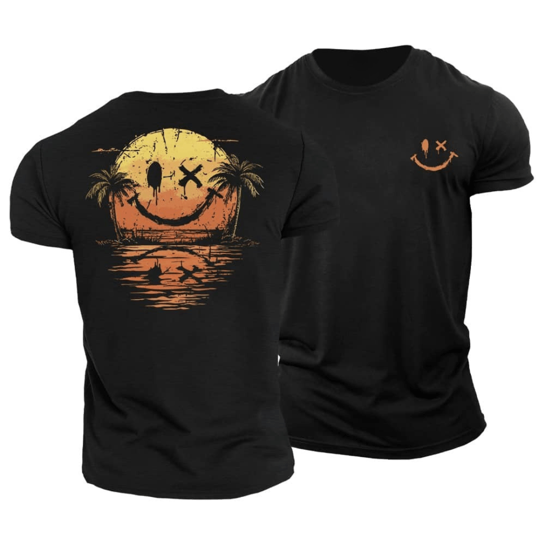 Zomerse Smiley Zee T-Shirt | 2+1 Gratis