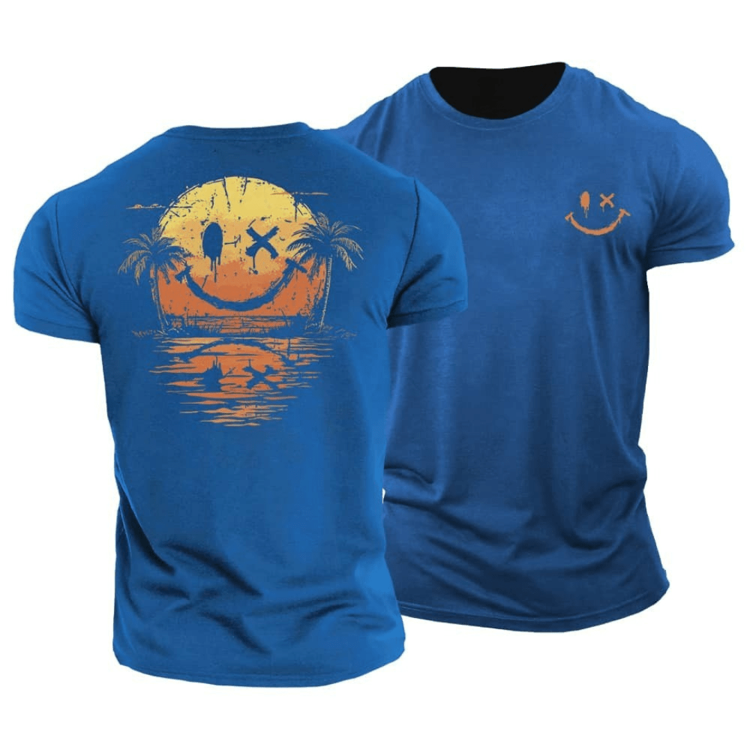 Zomerse Smiley Zee T-Shirt | 2+1 Gratis