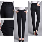 Laluna® | Damesjeans met zijzakken en elastische taille