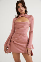 Laluna® | Gedrapeerde Corset Jurk