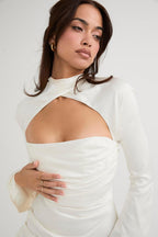 Laluna® | Gedrapeerde Corset Jurk