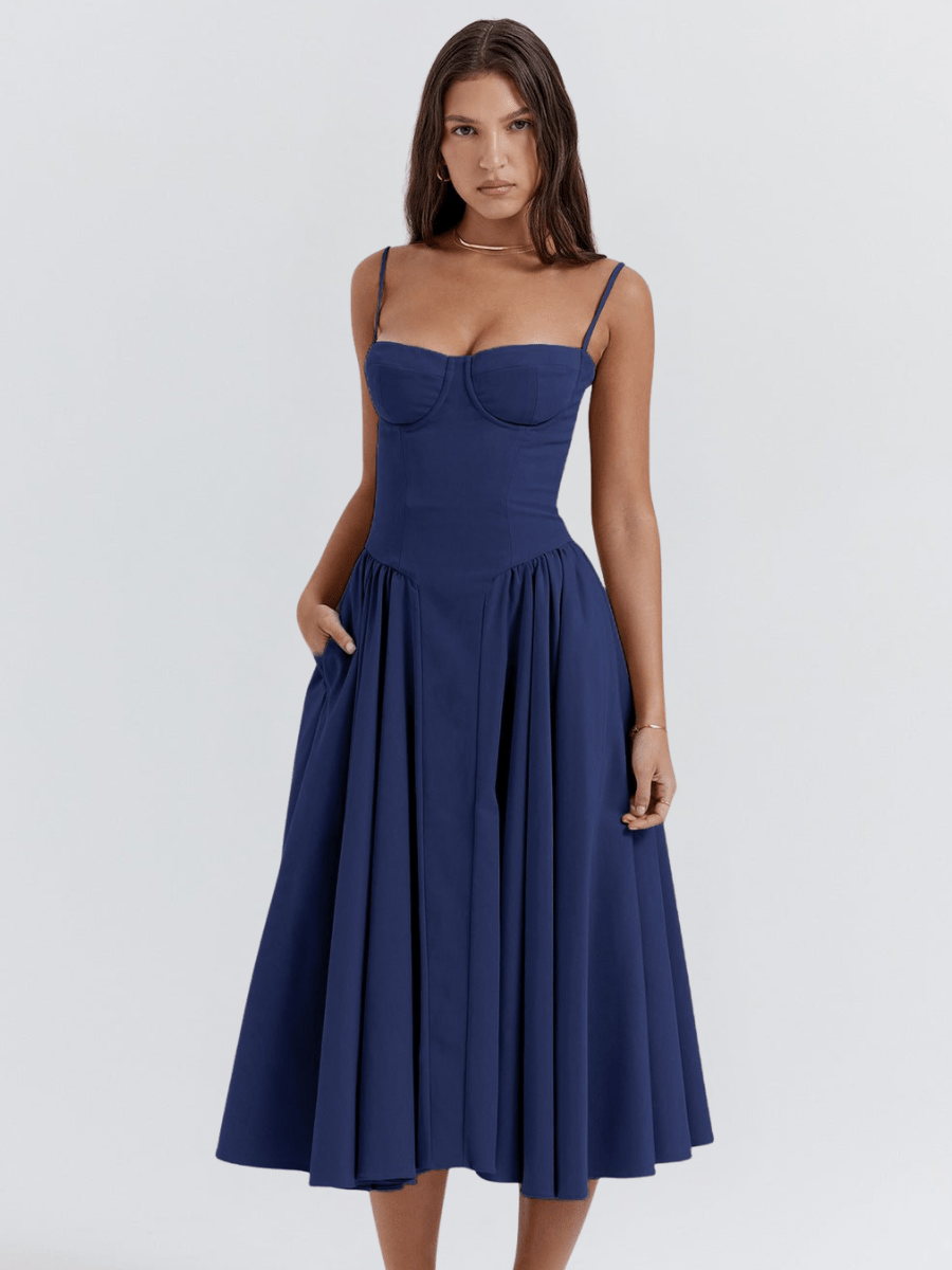 Valentine | Elegante Retro Midi-Jurk